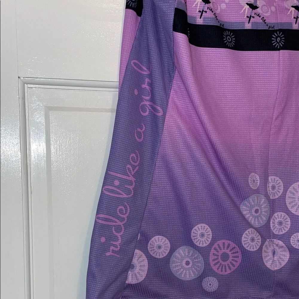 Purple Sleeveless Cycling Jersey - Picture 3 of 11